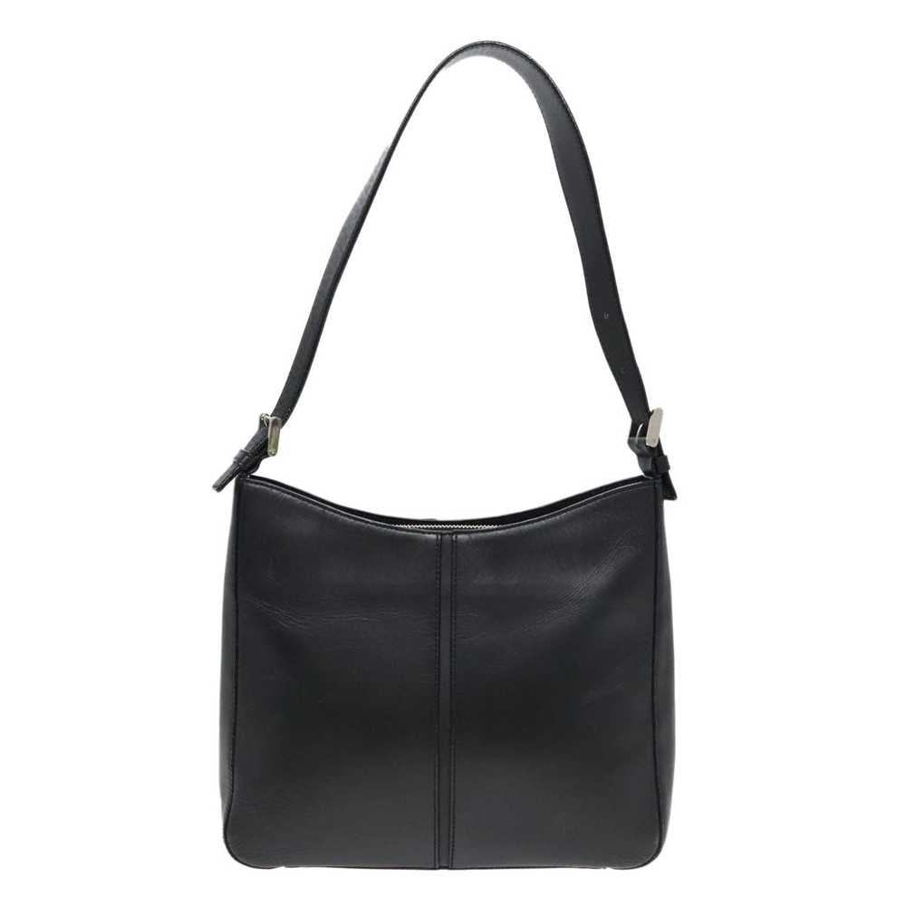 Burberry Nova Check Black Leather Shoulder Bag (P… - image 1