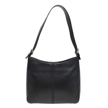 Burberry Nova Check Black Leather Shoulder Bag (P… - image 1