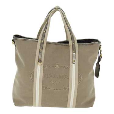 Prada Beige Canvas Handbag (Pre-Owned) - image 1