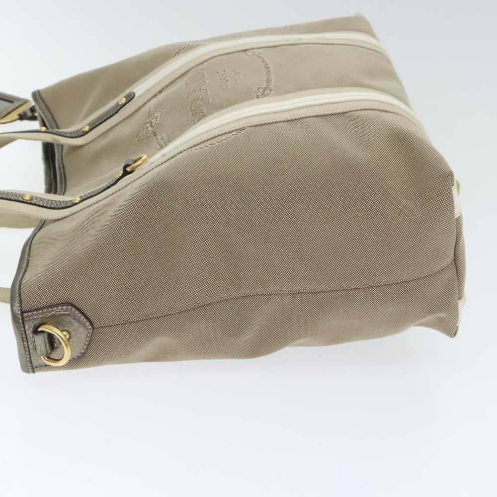 Prada Beige Canvas Handbag (Pre-Owned) - image 4