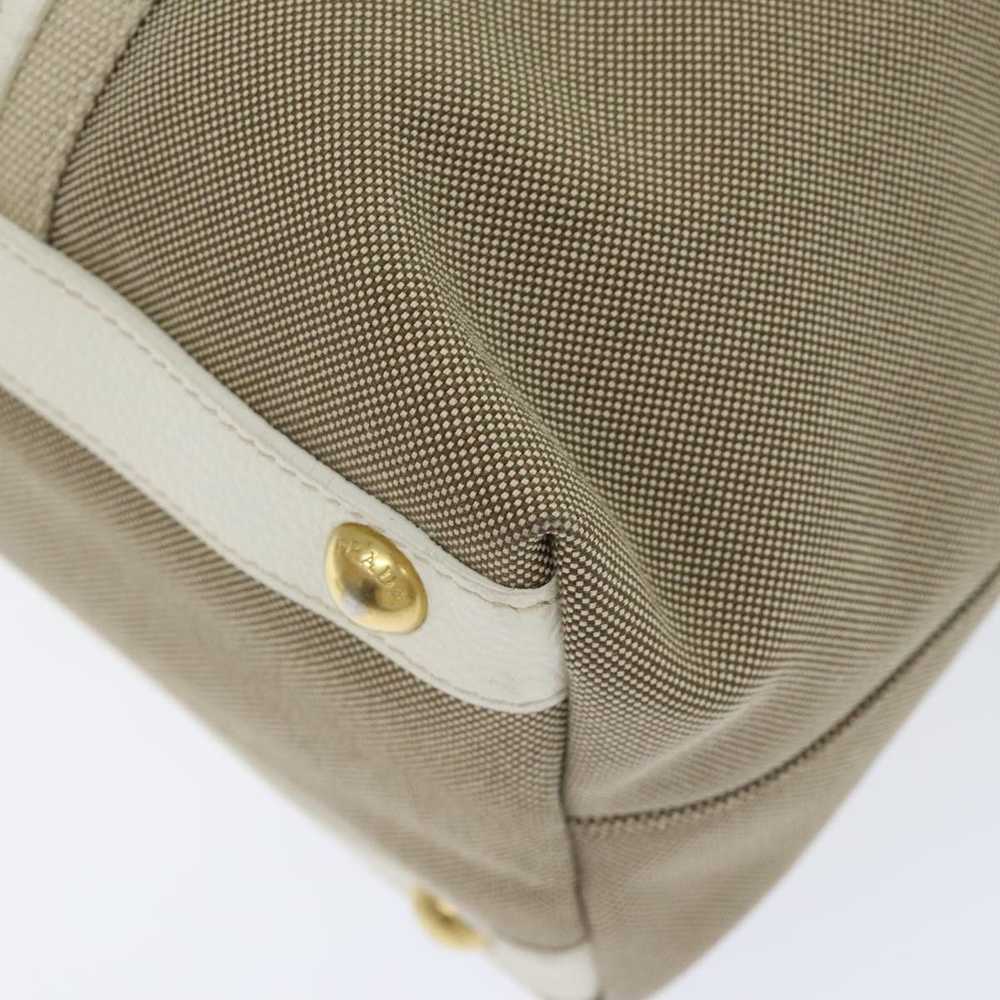 Prada Beige Canvas Handbag (Pre-Owned) - image 8