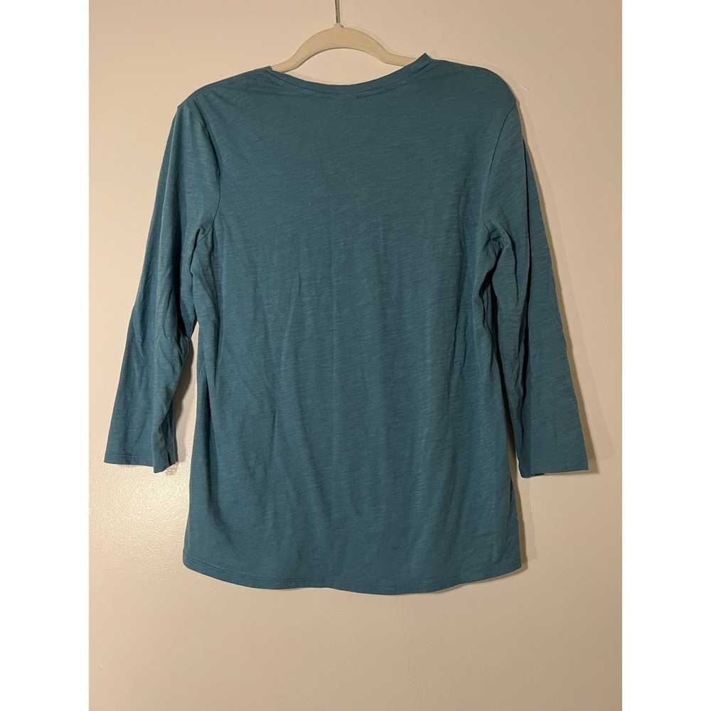 Patagonia Patagonia Teal Pocket Tee Sz L - image 5