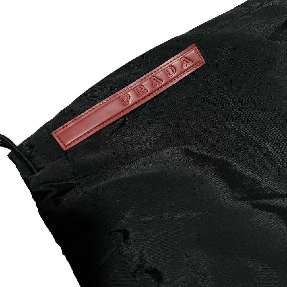 Prada SS99 Prada sport nylon parachute pants red … - image 10