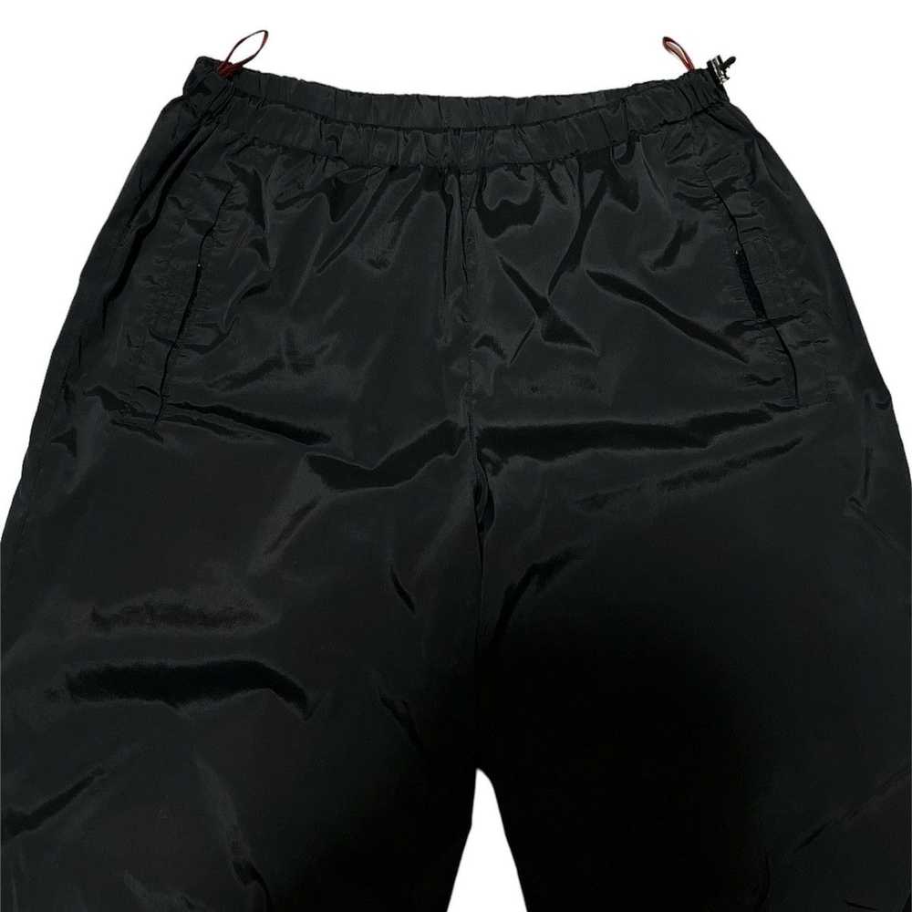 Prada SS99 Prada sport nylon parachute pants red … - image 2