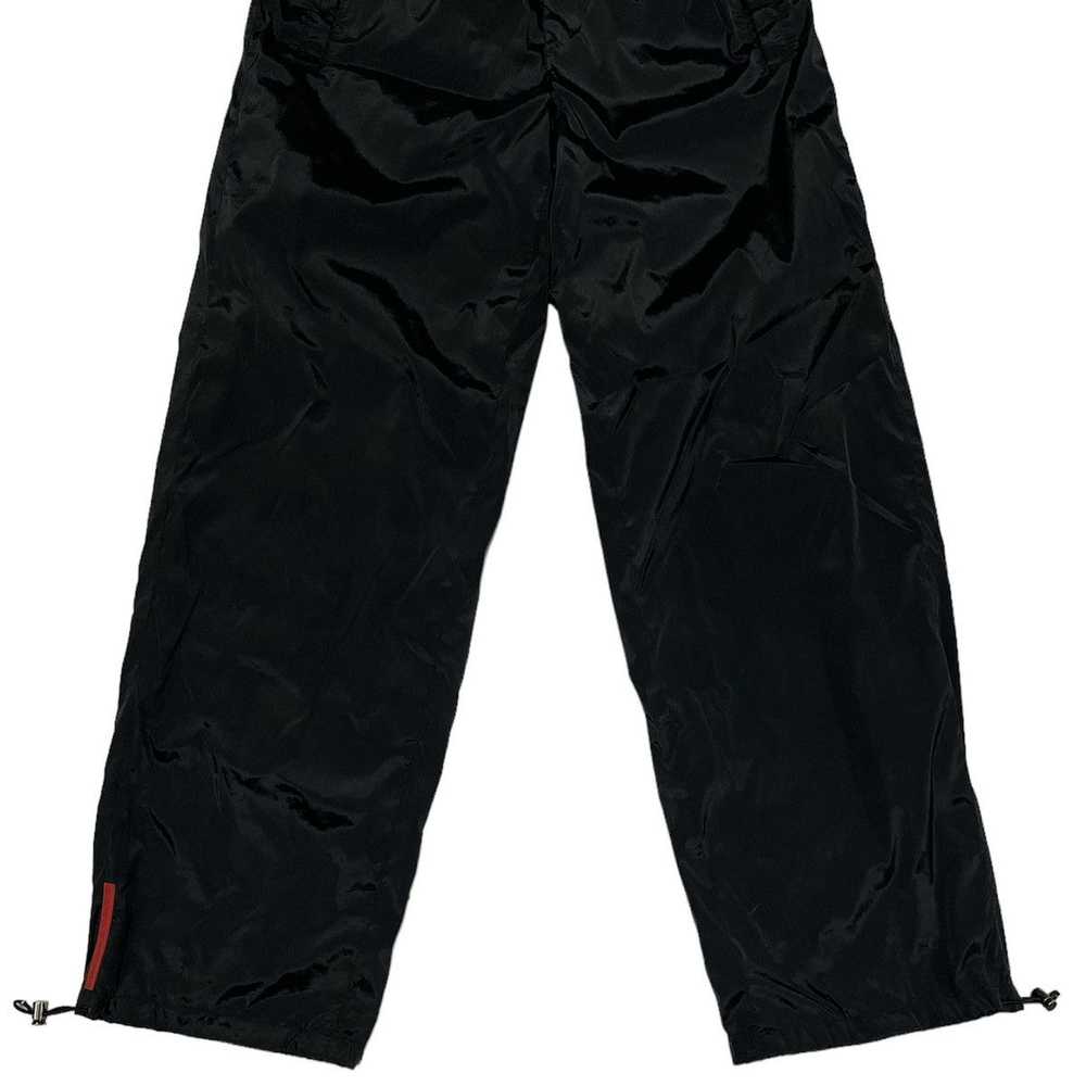 Prada SS99 Prada sport nylon parachute pants red … - image 8