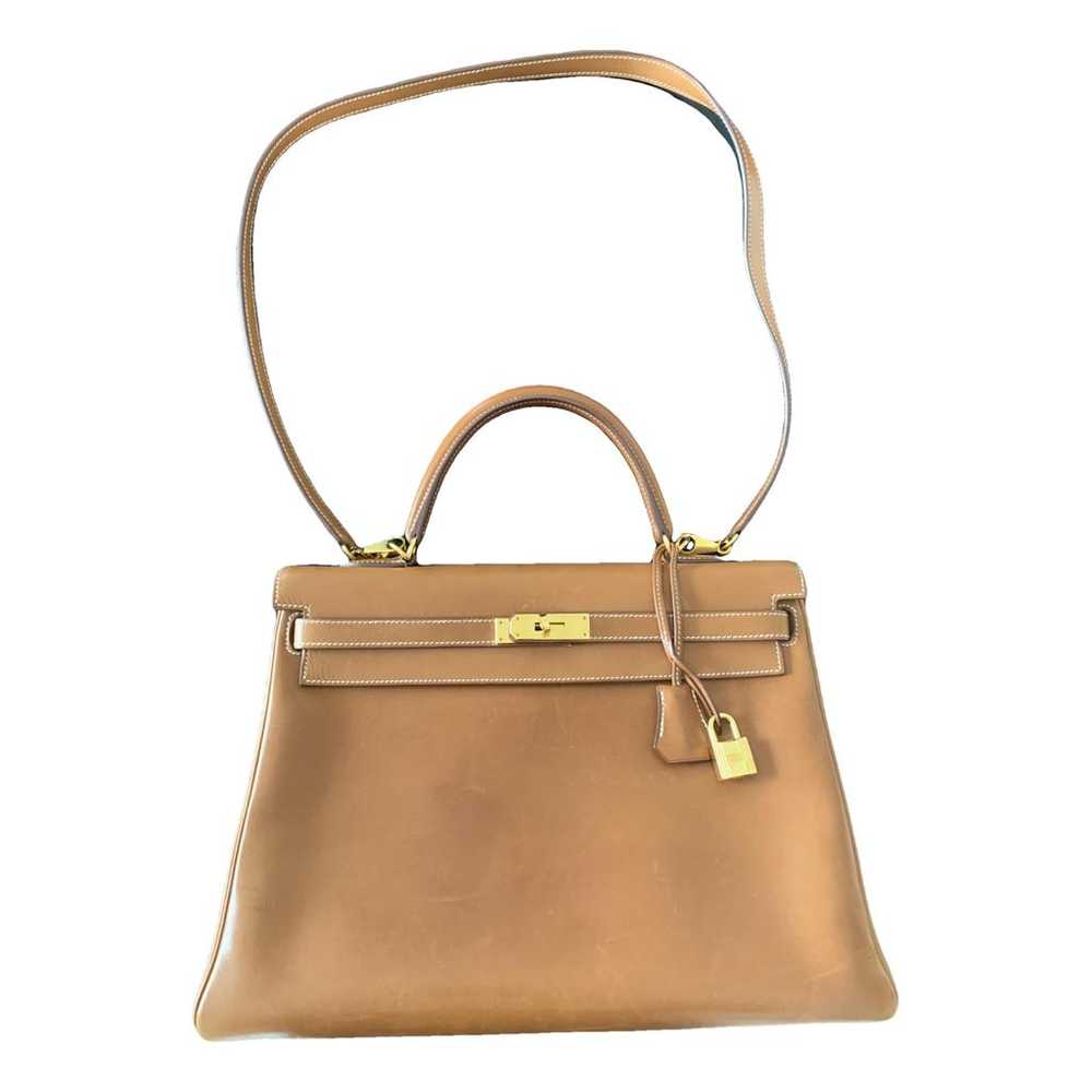 Hermès Kelly 35 leather handbag - image 1