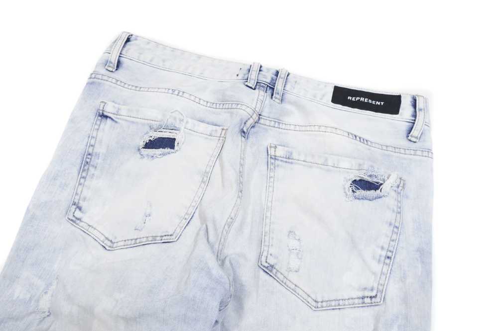 Represent Clo. Repaired Destroyer Denim Bleached … - image 4