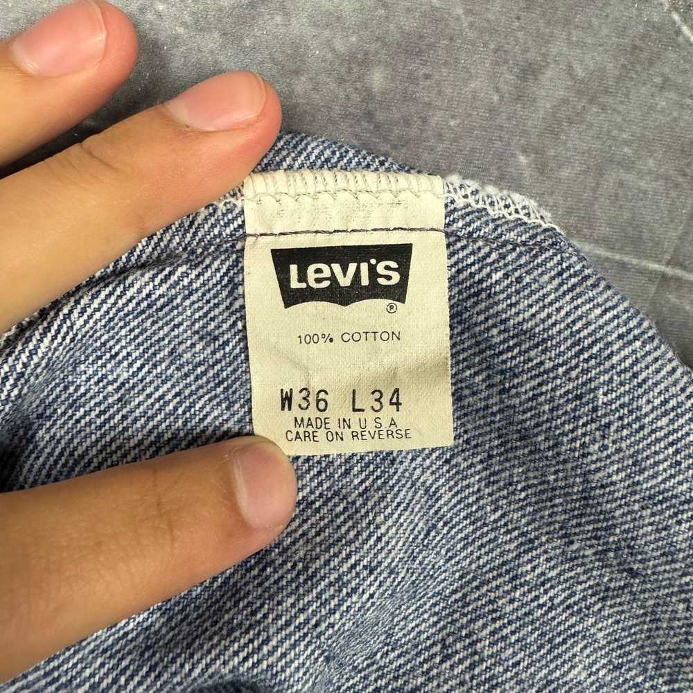 Levi's × Streetwear × Vintage 90s Medium Wash Lev… - image 9