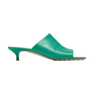 Bottega Veneta o1n1vont1224 Stretch Mules in Green - image 1