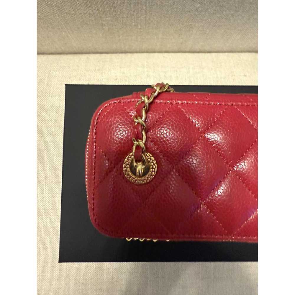 Chanel Vanity leather handbag - image 3