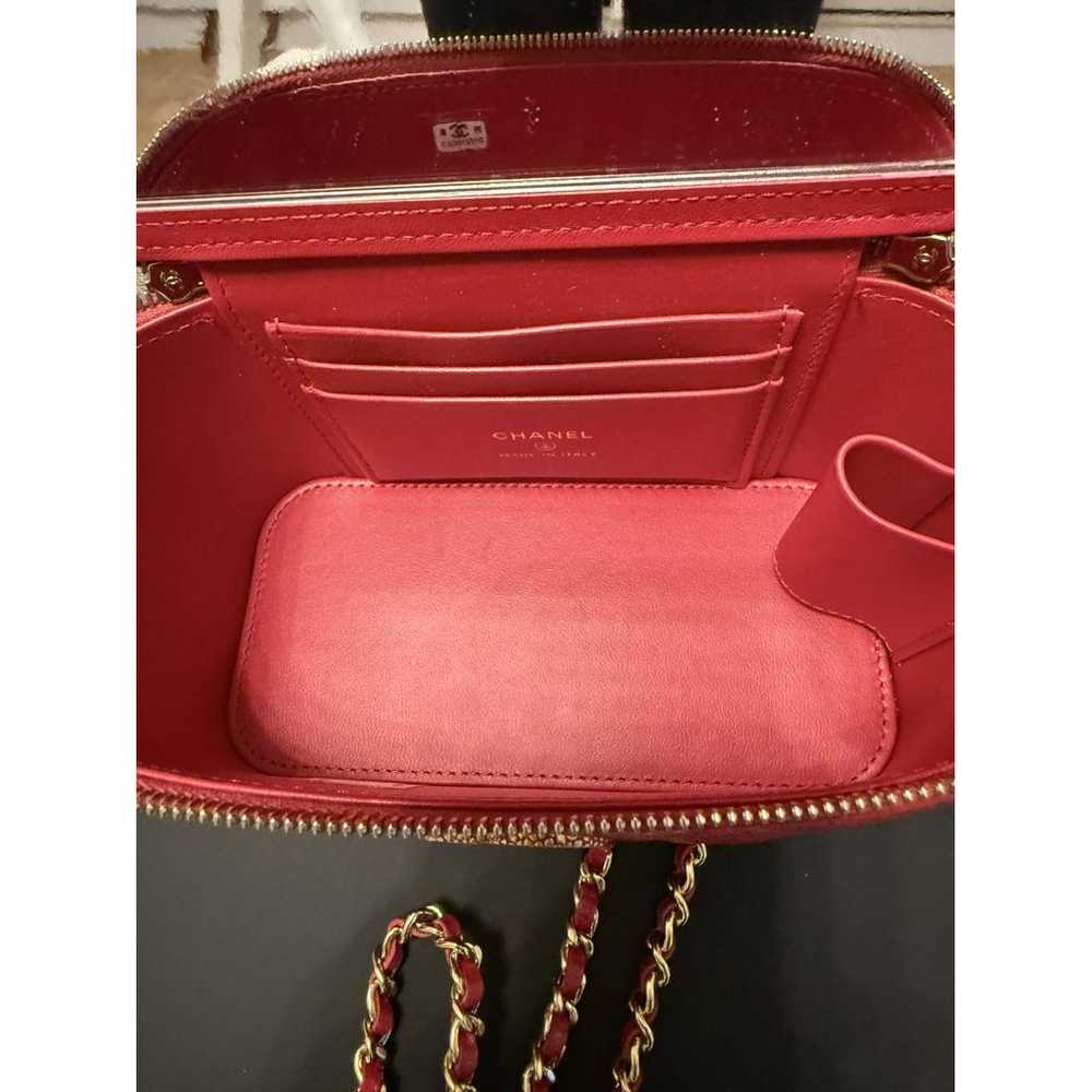 Chanel Vanity leather handbag - image 4