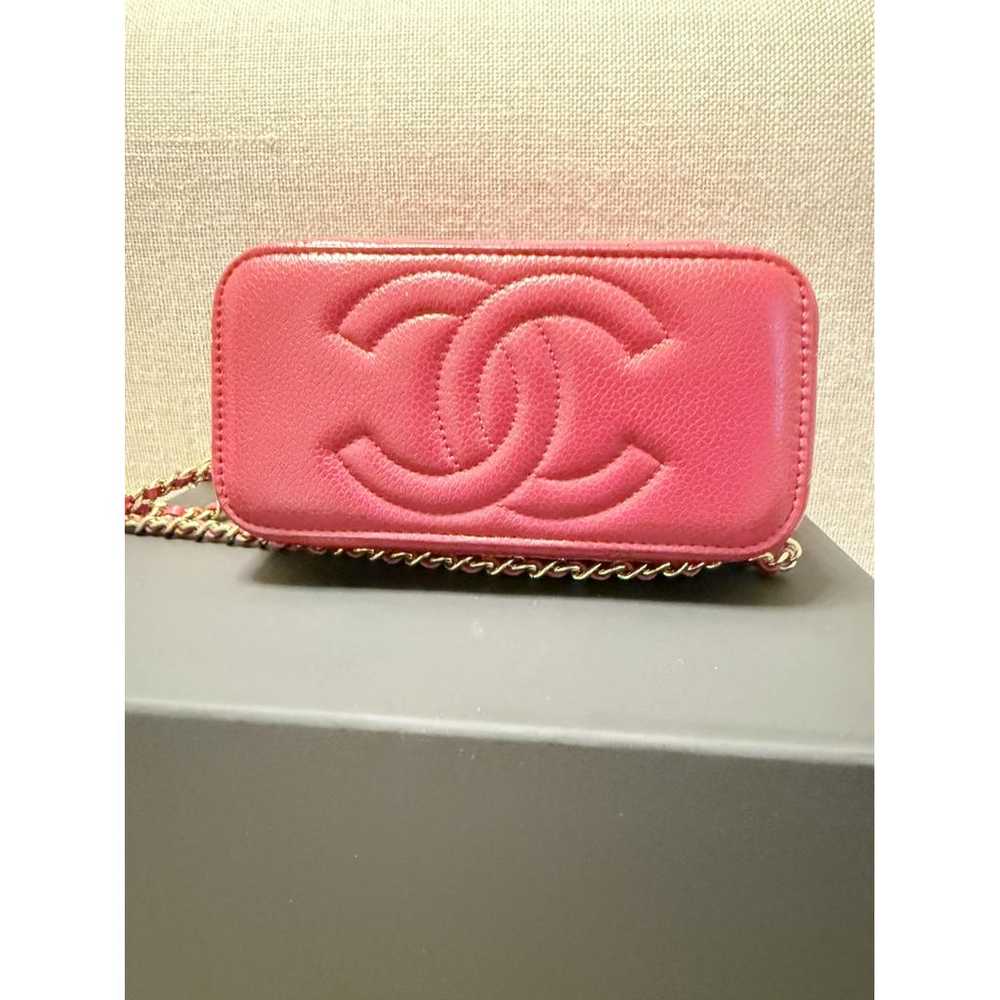 Chanel Vanity leather handbag - image 7