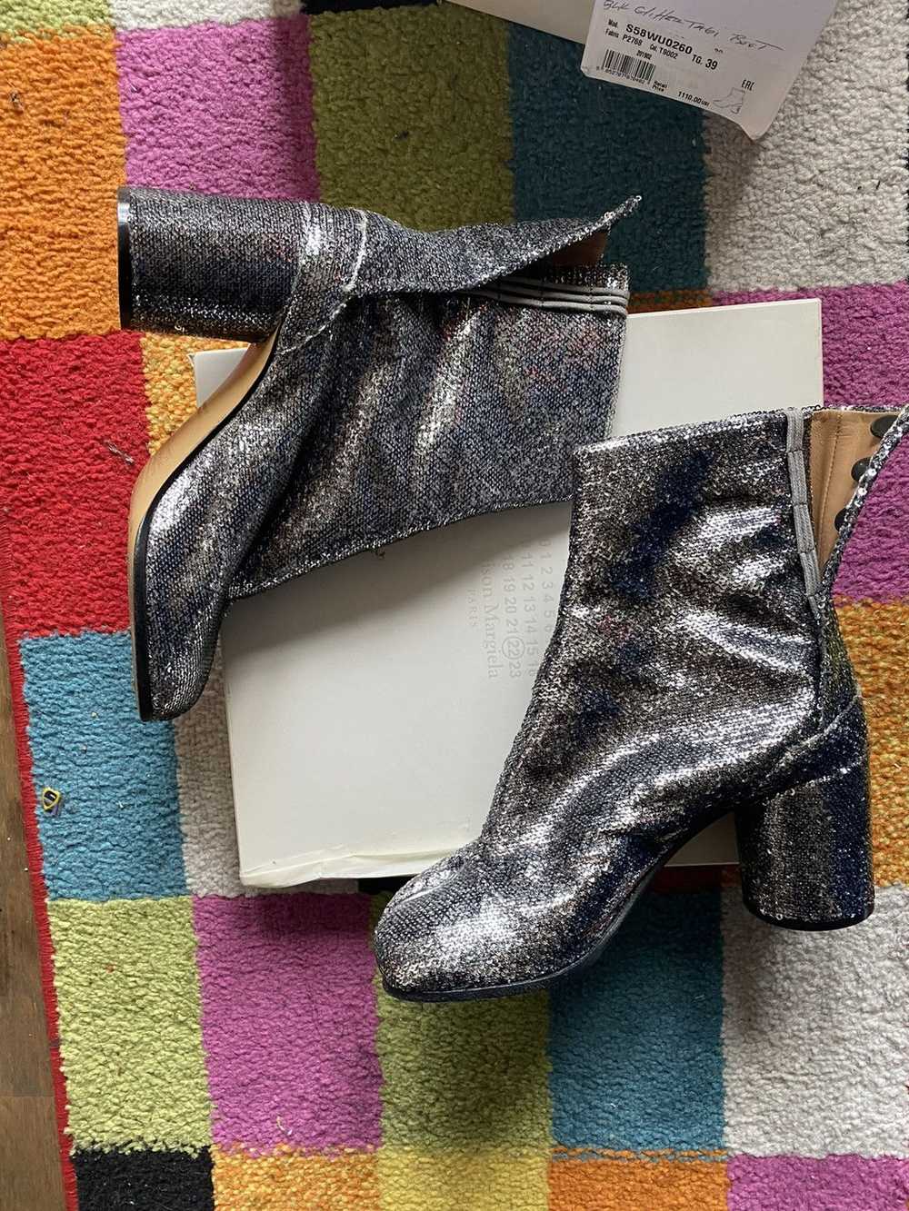 Maison Margiela Madison Margiela Glitter Tabi Boo… - image 1