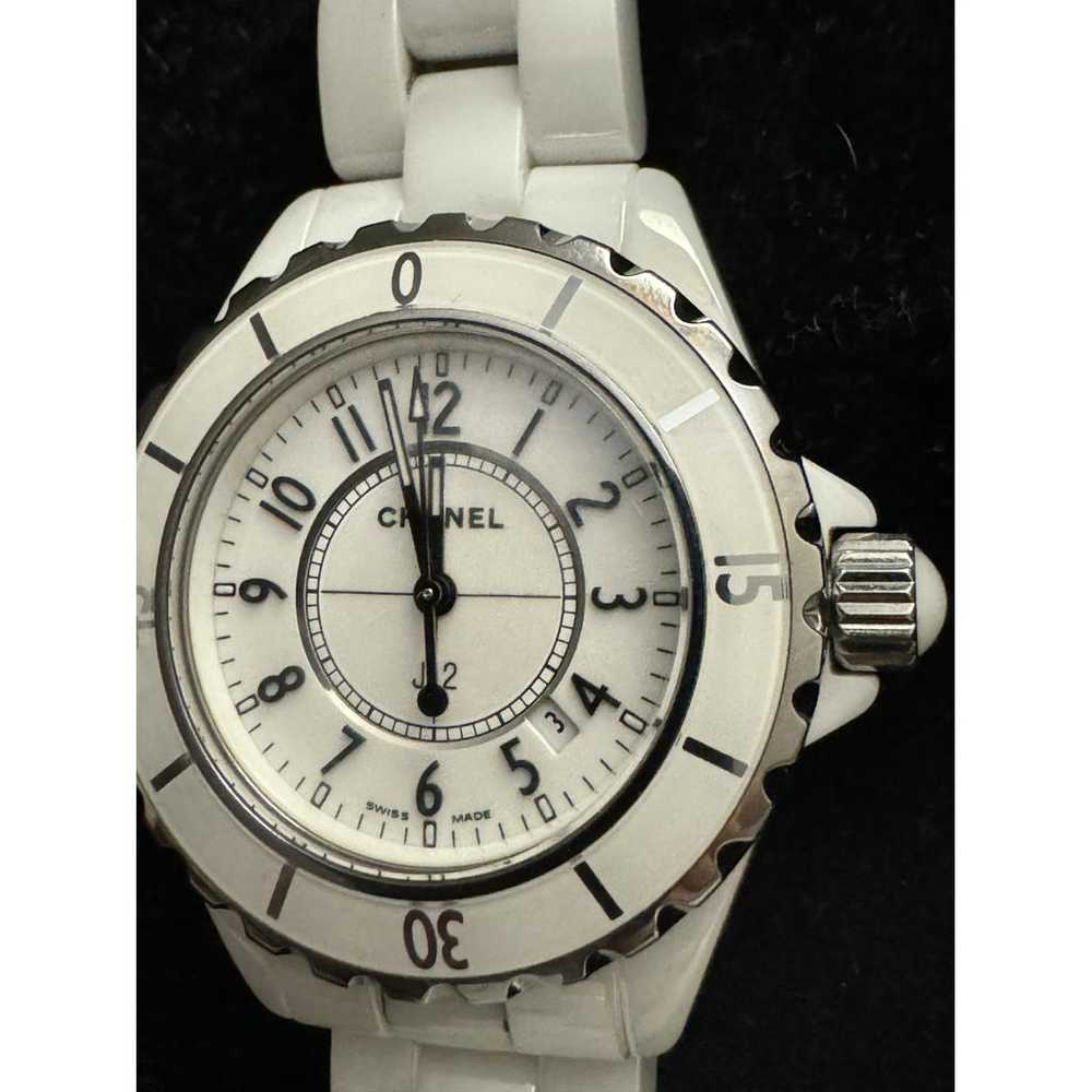 Chanel J12 Quartz ceramic watch - image 3