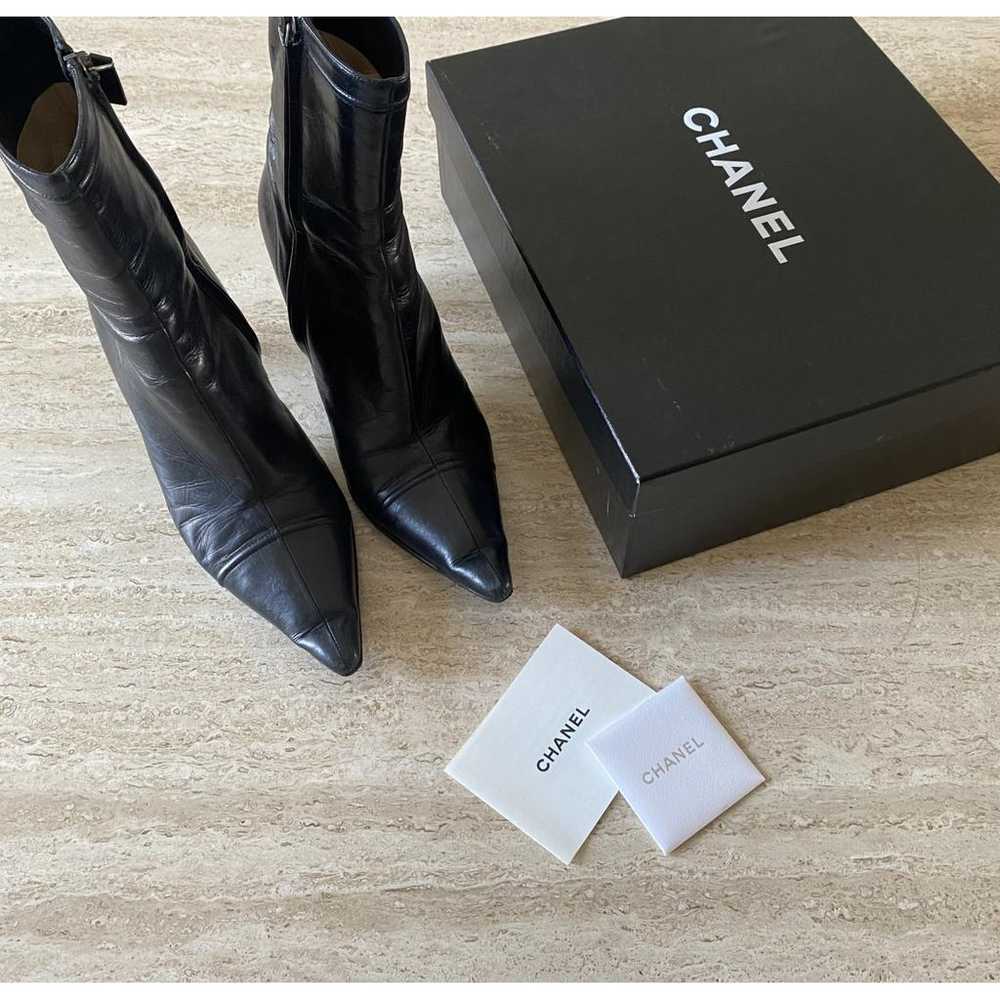 Chanel Leather boots - image 2