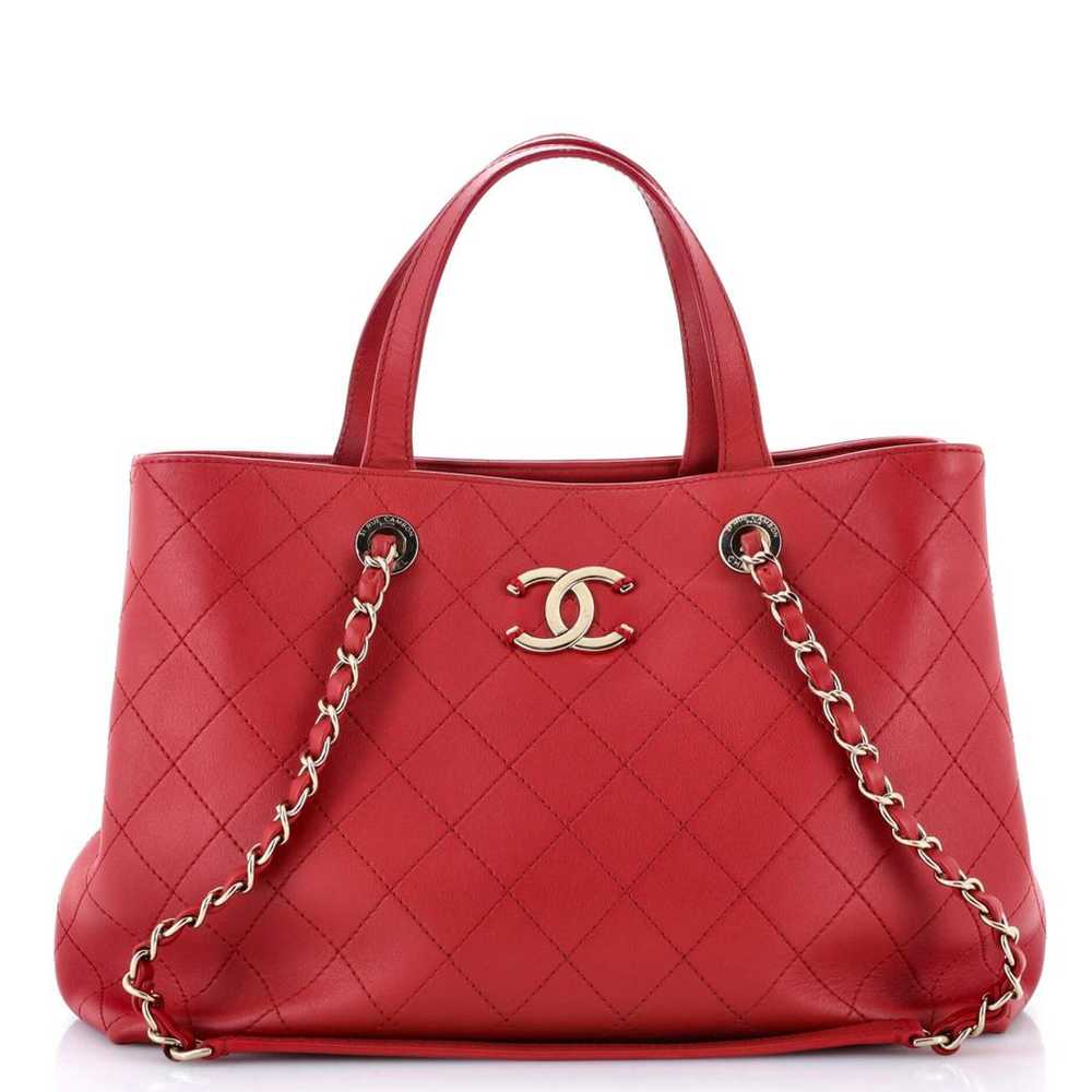 Chanel Classic Cc Shopping leather tote - image 1