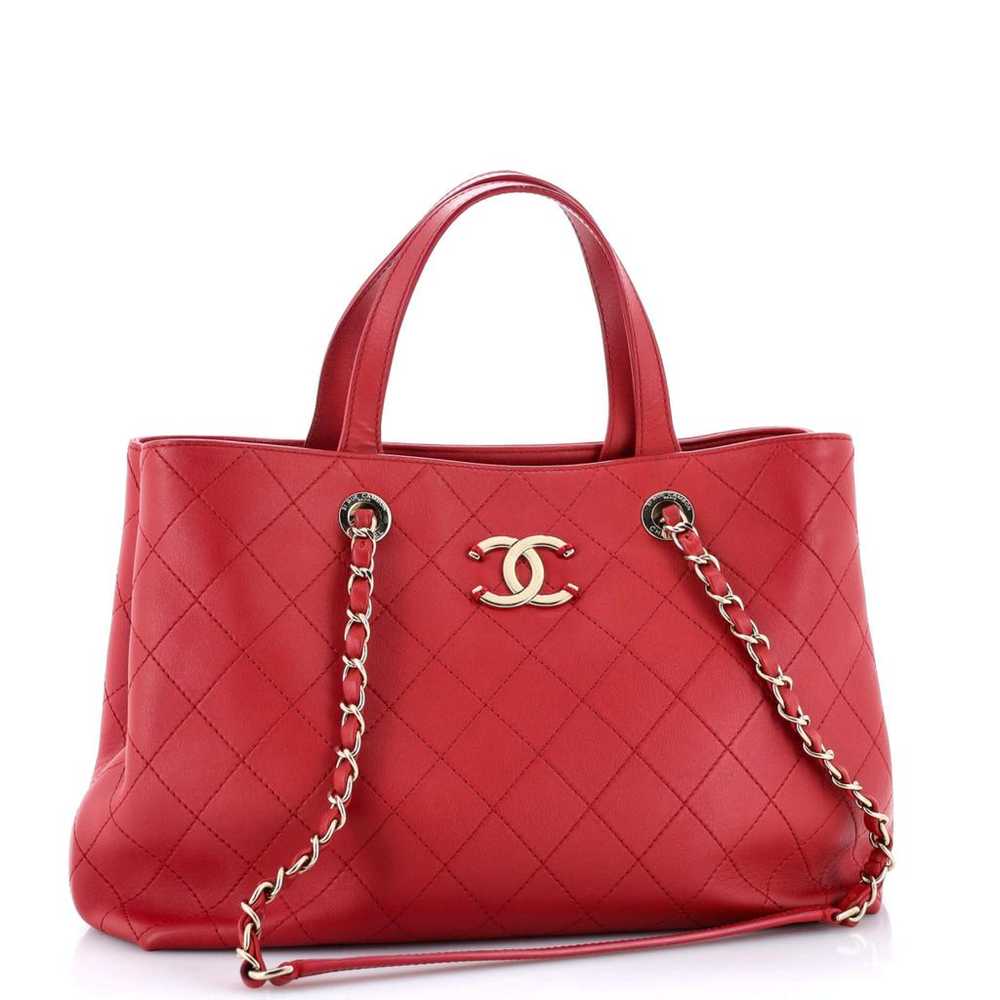 Chanel Classic Cc Shopping leather tote - image 2