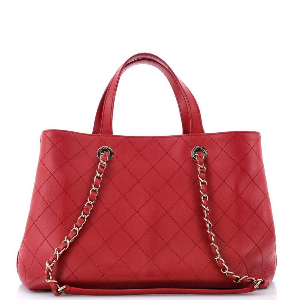 Chanel Classic Cc Shopping leather tote - image 3