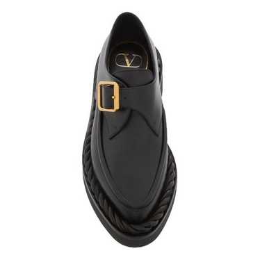 Valentino Garavani Vlogo leather flats