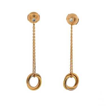 Cartier trinity diamond earrings - Gem