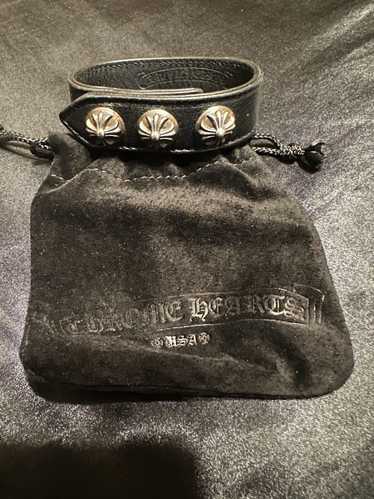 Chrome Hearts CHROME HEARTS CH CROSS LEATHER BRACE