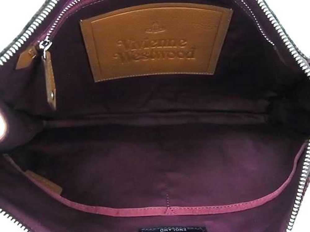 Vivienne Westwood Orb Wool Leather Second Bag Clu… - image 7