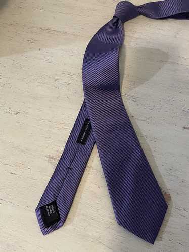 Ralph Lauren Black Label Ribbed Silk Tie