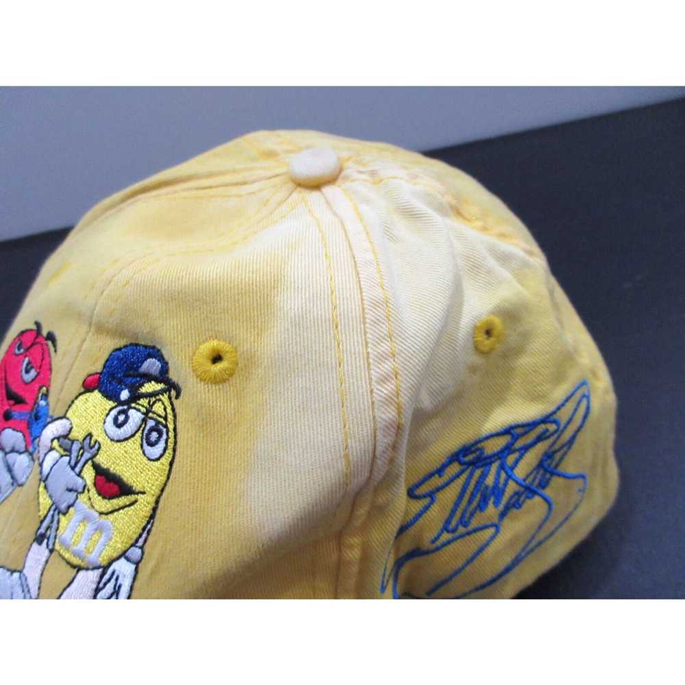 NASCAR Nascar Hat Cap Strap Back Yellow Blue M&M … - image 3