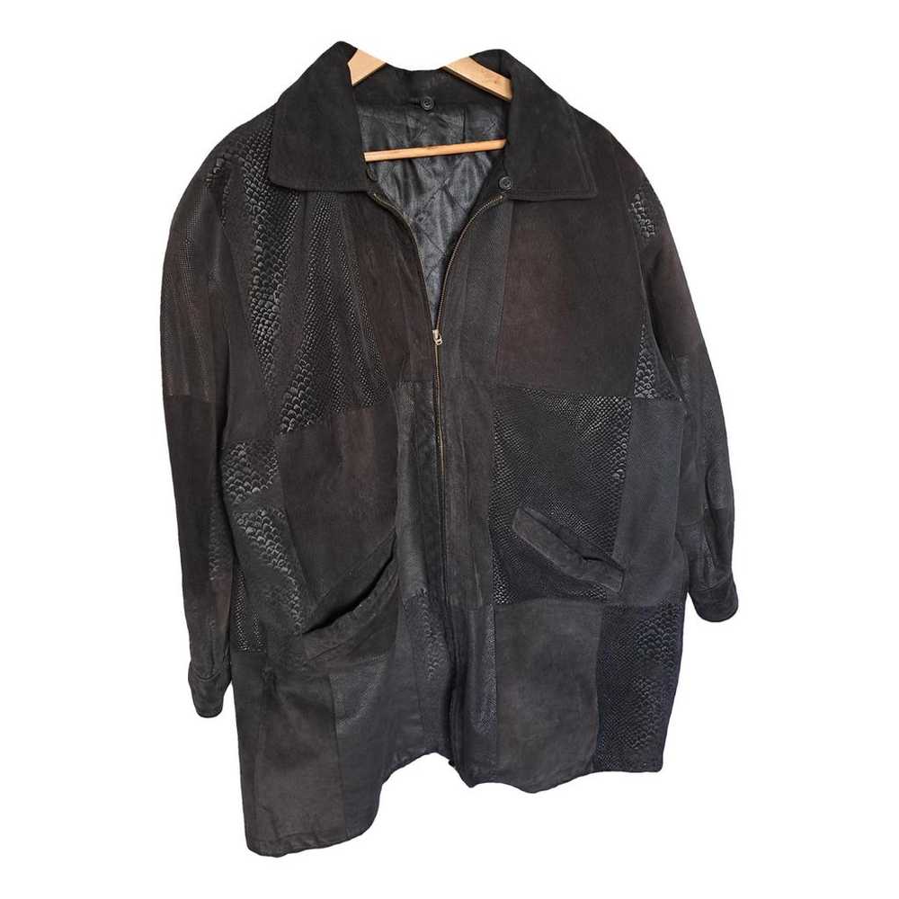 Non Signé / Unsigned Leather jacket - image 1