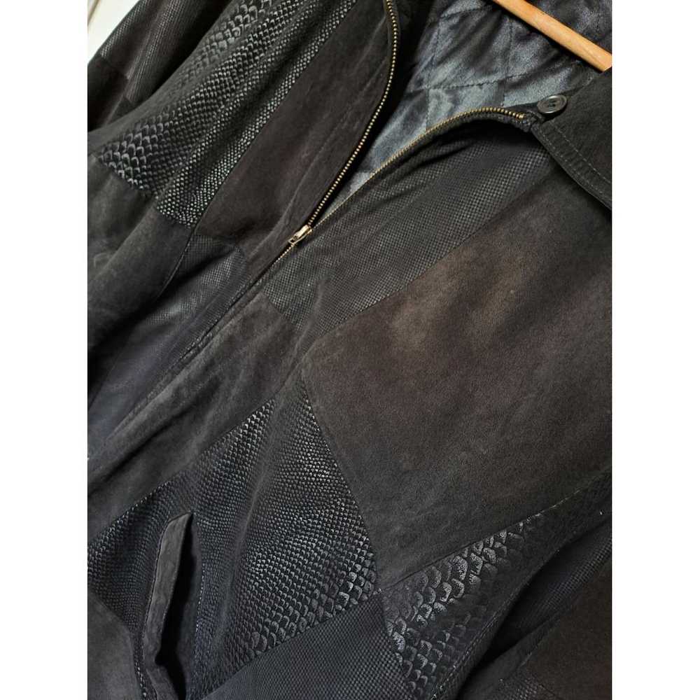 Non Signé / Unsigned Leather jacket - image 4