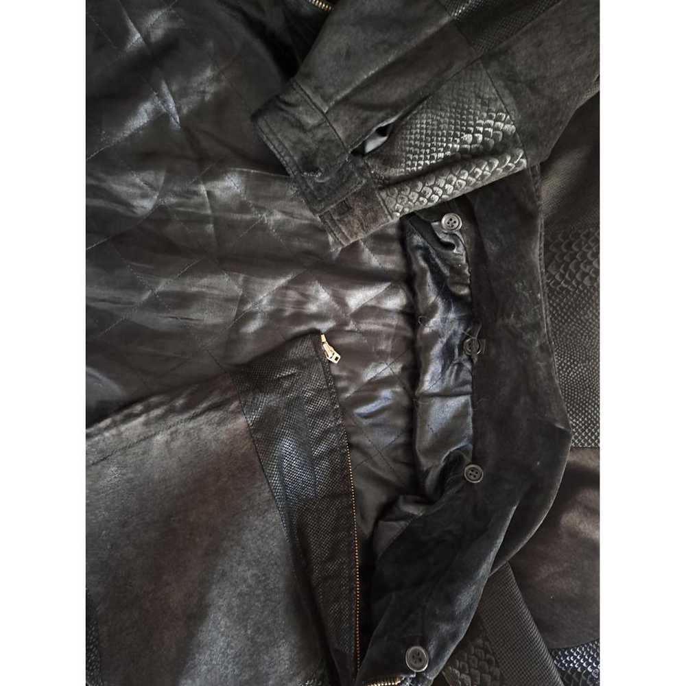 Non Signé / Unsigned Leather jacket - image 5