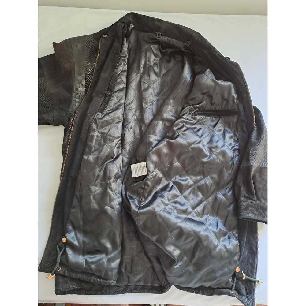 Non Signé / Unsigned Leather jacket - image 6