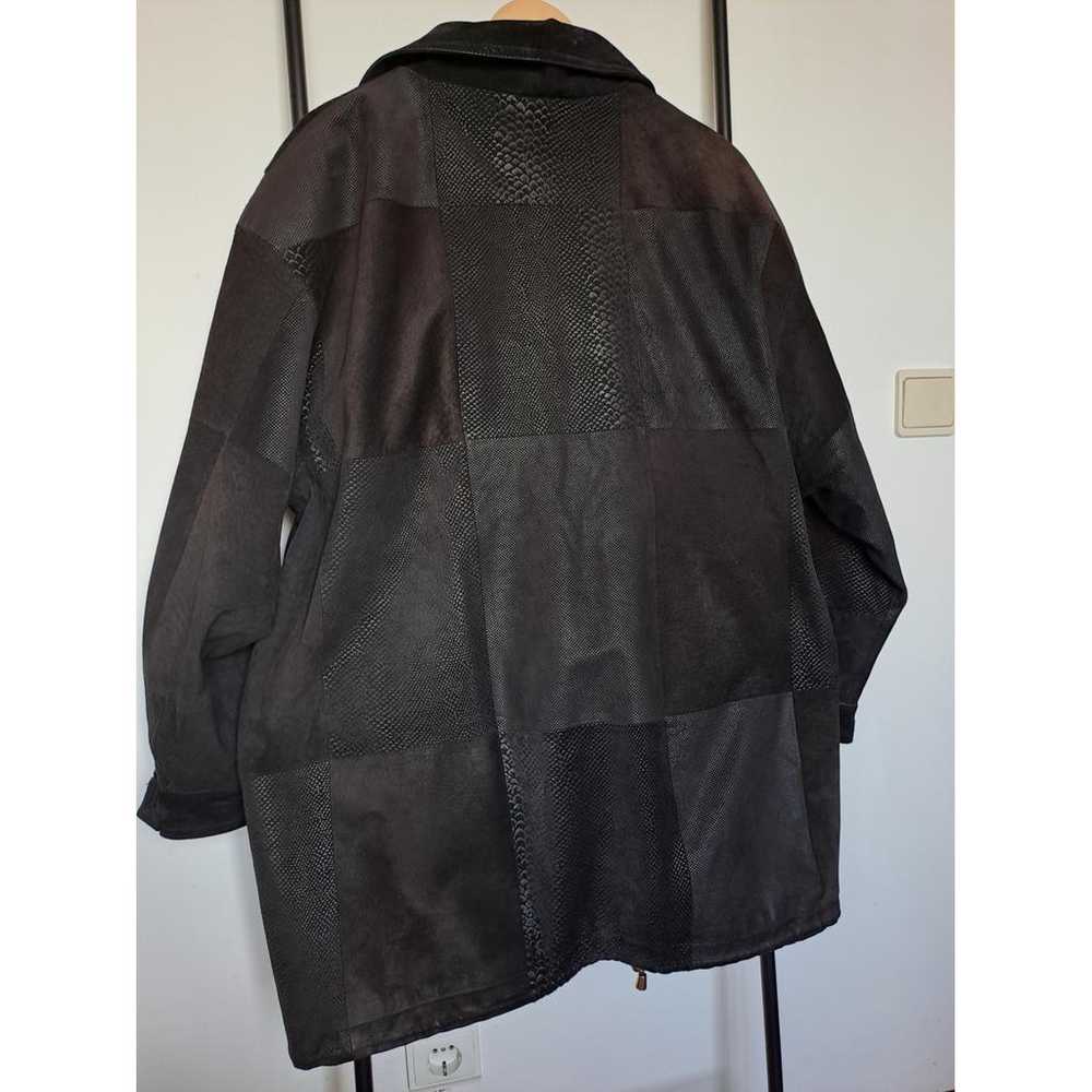 Non Signé / Unsigned Leather jacket - image 7