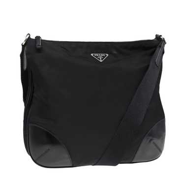 Prada Tessuto Black Synthetic Shoulder Bag (Pre-O… - image 1