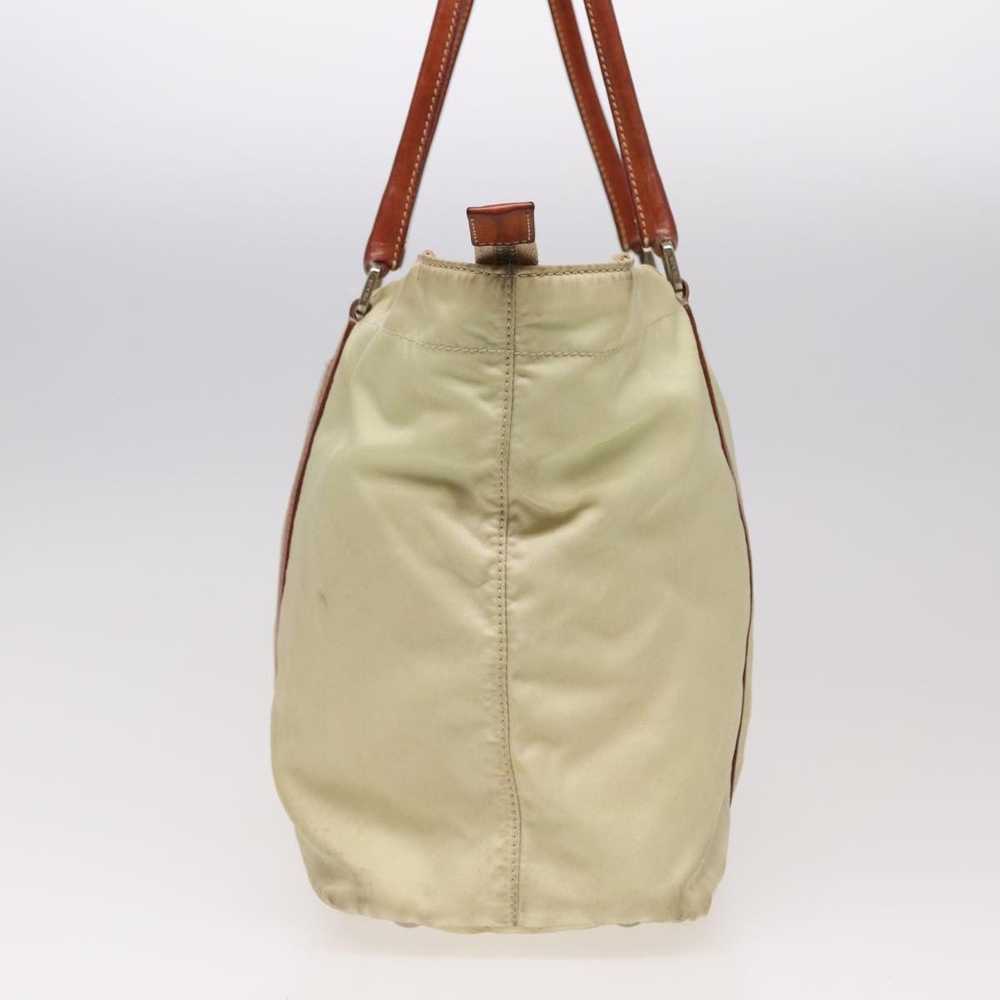 Prada Tessuto Beige Synthetic Tote Bag (Pre-Owned) - image 10