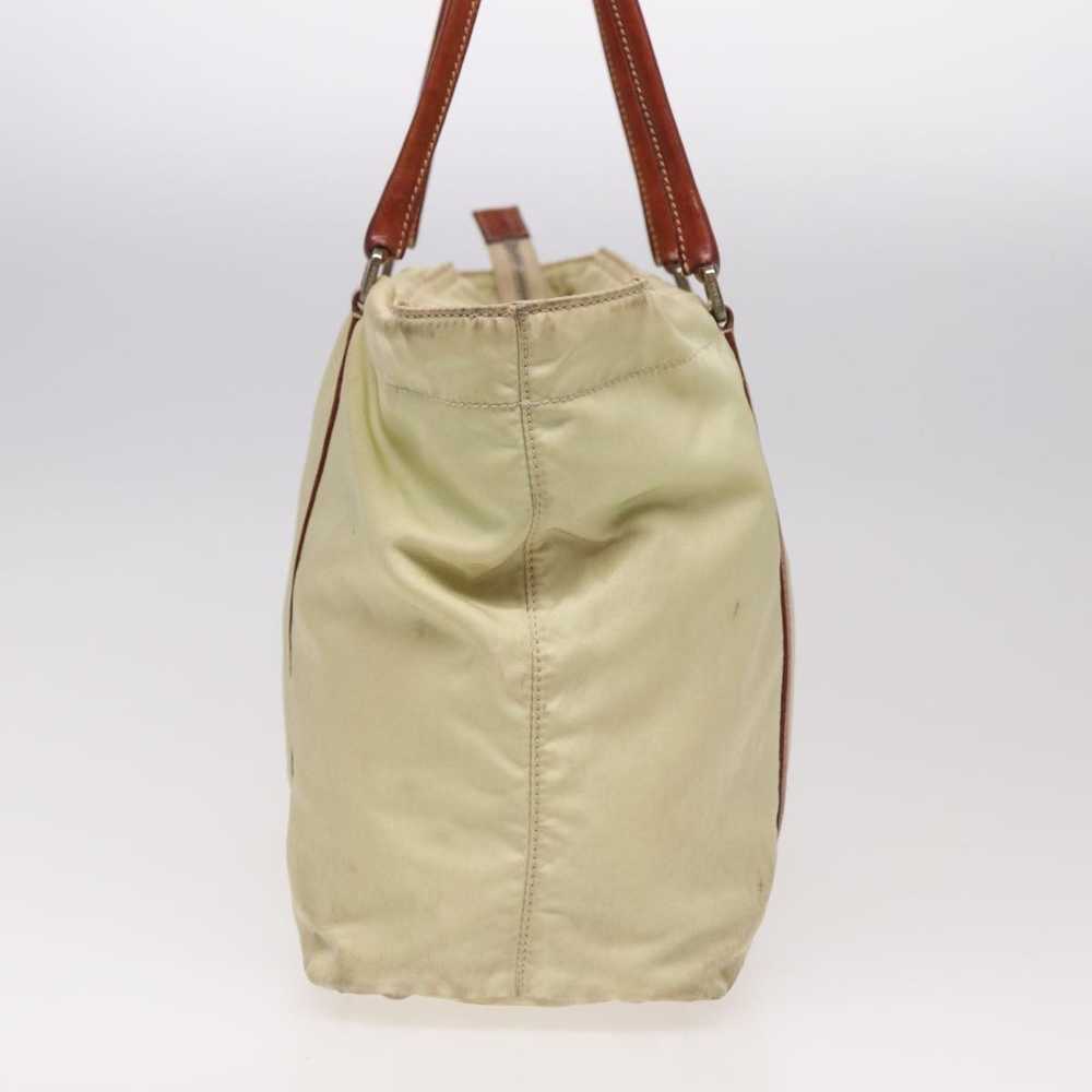 Prada Tessuto Beige Synthetic Tote Bag (Pre-Owned) - image 9