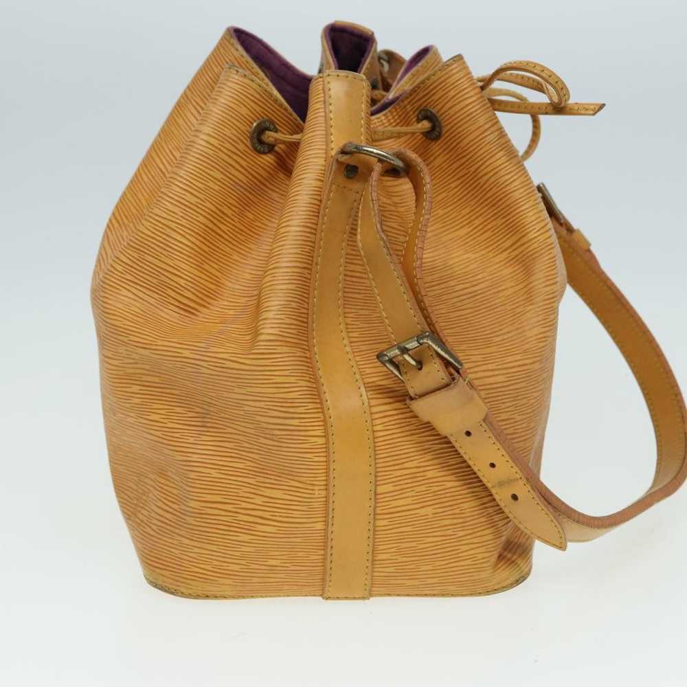 Louis Vuitton Noé Yellow Leather Shoulder Bag (Pr… - image 11