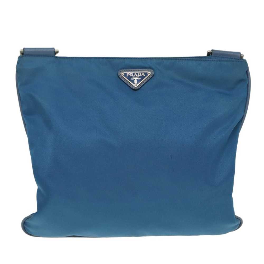 Prada Tessuto Blue Synthetic Shoulder Bag (Pre-Ow… - image 1