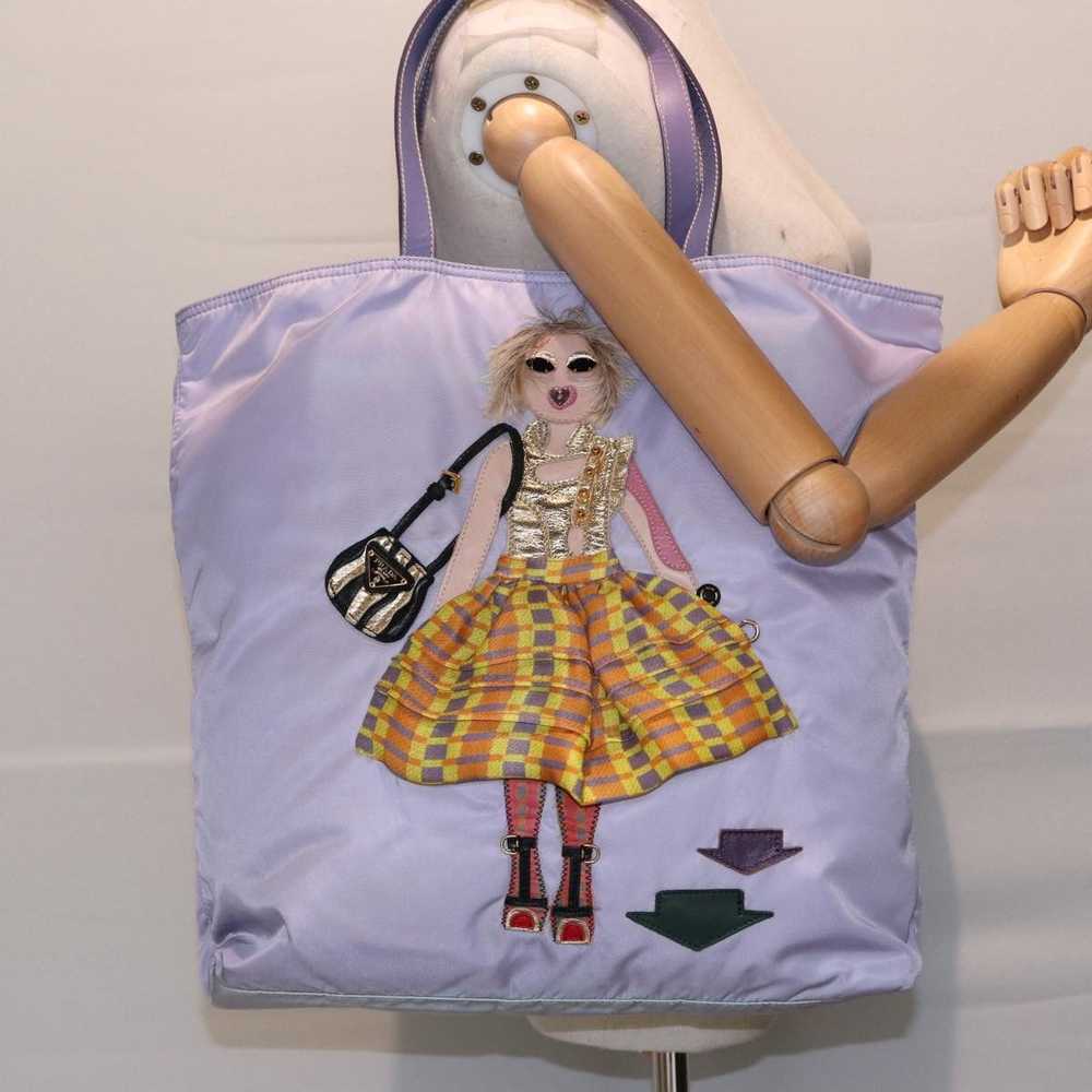 Prada Tessuto Purple Synthetic Tote Bag (Pre-Owne… - image 7