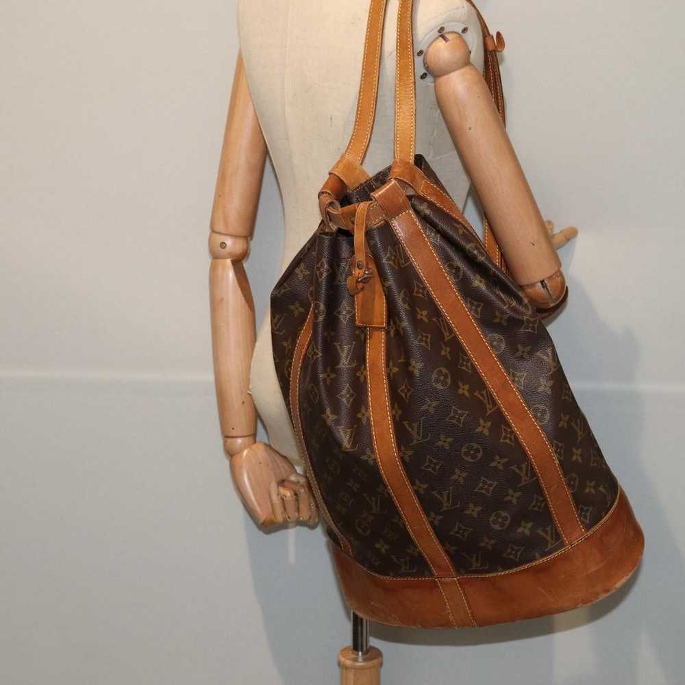 Louis Vuitton Randonnée Brown Canvas Shoulder Bag… - image 7