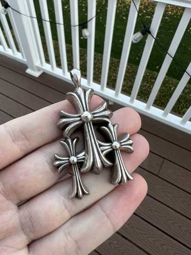 Chrome Hearts Chrome hearts triple cross pendant … - image 1