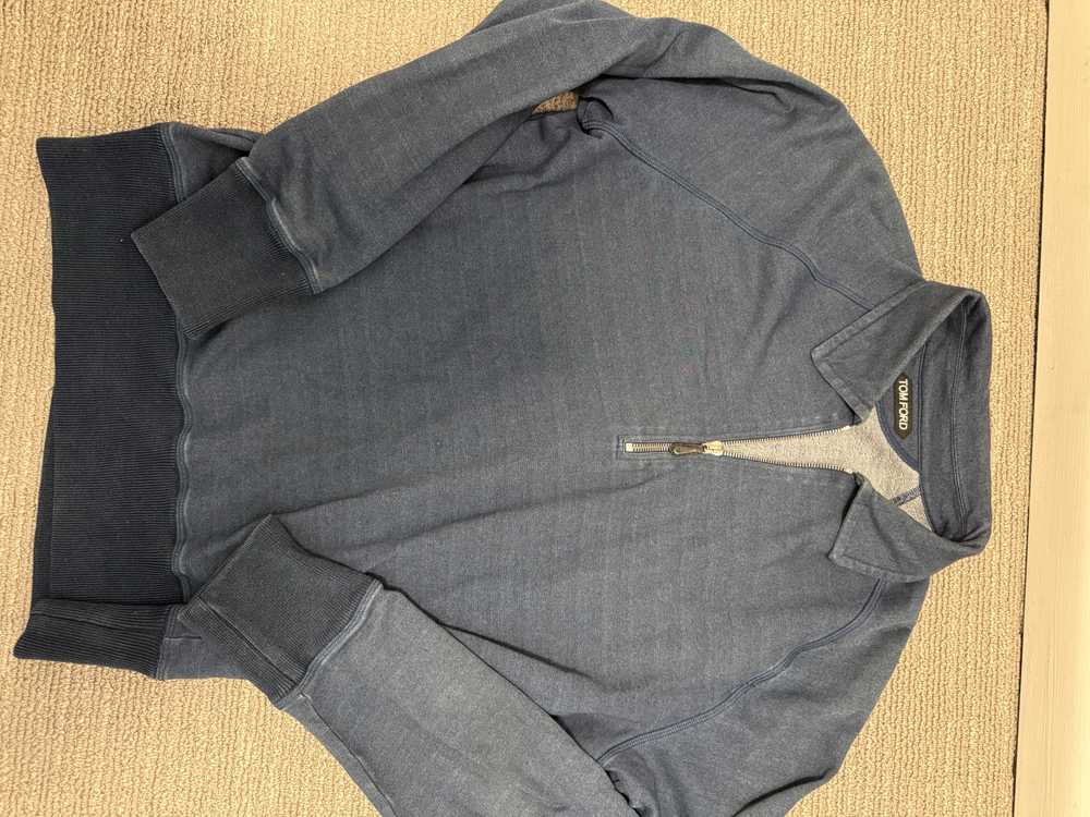 Tom Ford Rare Tom Ford Sweatshirt. Half Zipped. XL - image 1