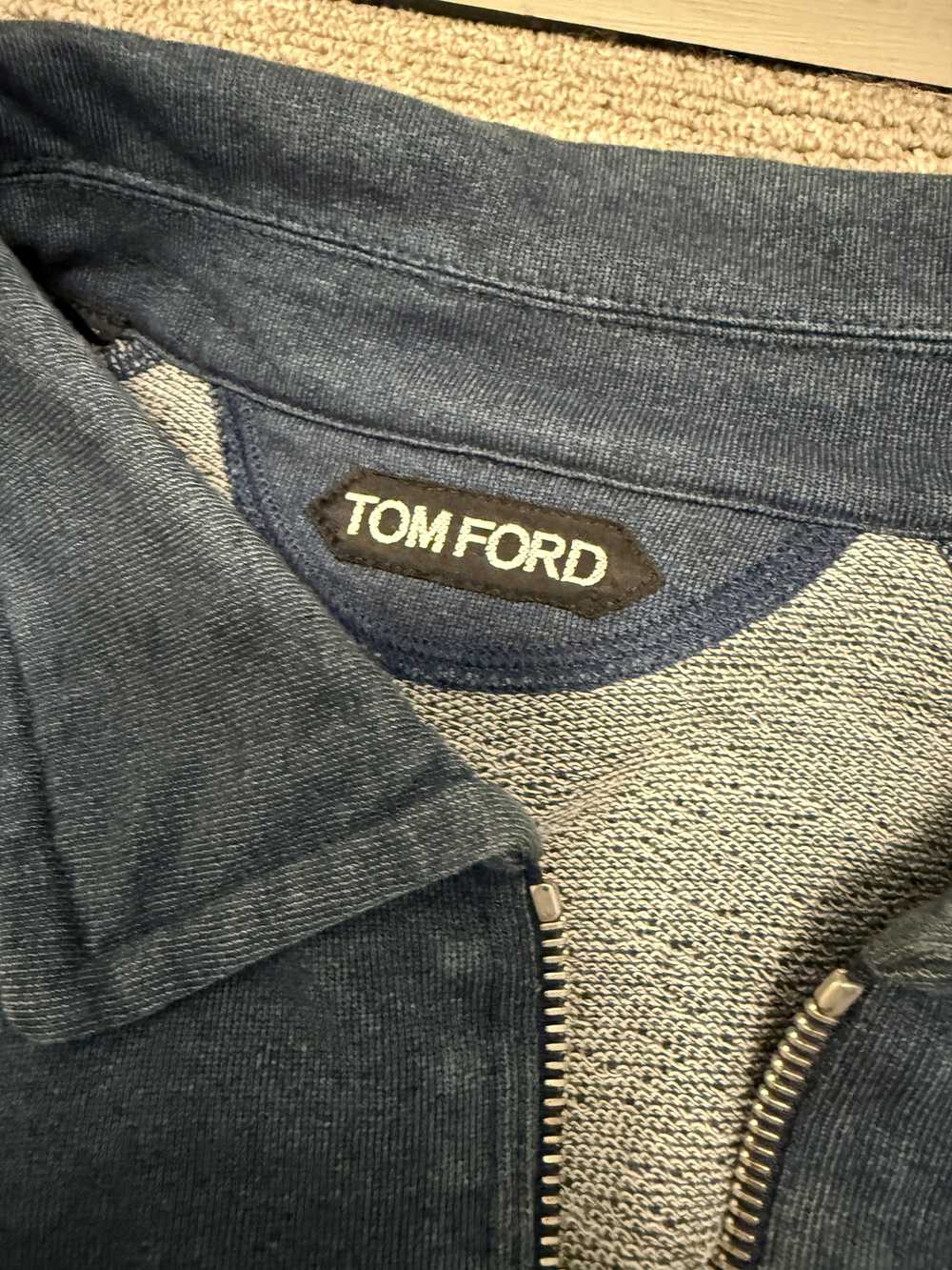 Tom Ford Rare Tom Ford Sweatshirt. Half Zipped. XL - image 3