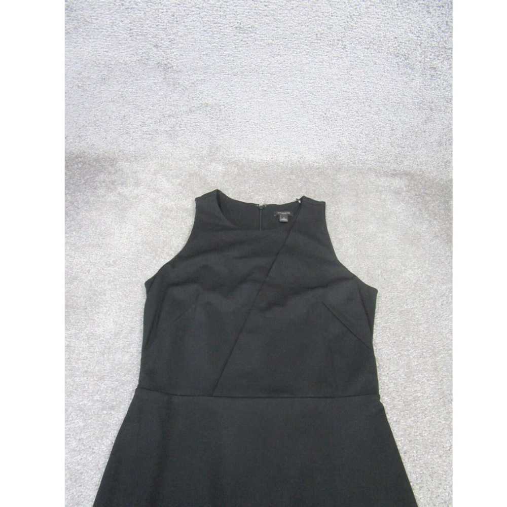 Vintage Ann Taylor Sheath Dress Womens Black Slee… - image 2