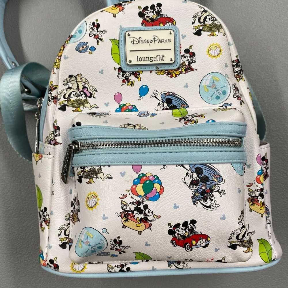 Loungefly Disney Parks Mickey and Minnie's Runawa… - image 1