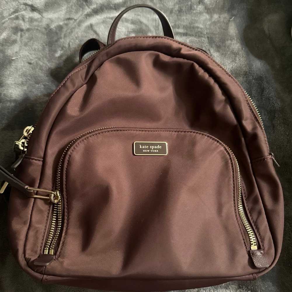 Kate Spade Small Brown Backpack - image 1