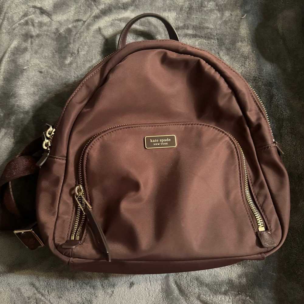 Kate Spade Small Brown Backpack - image 2