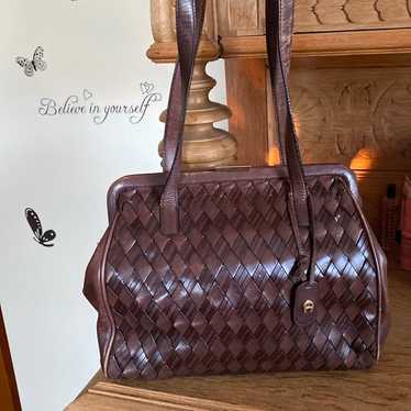 Beautiful brown leather purse