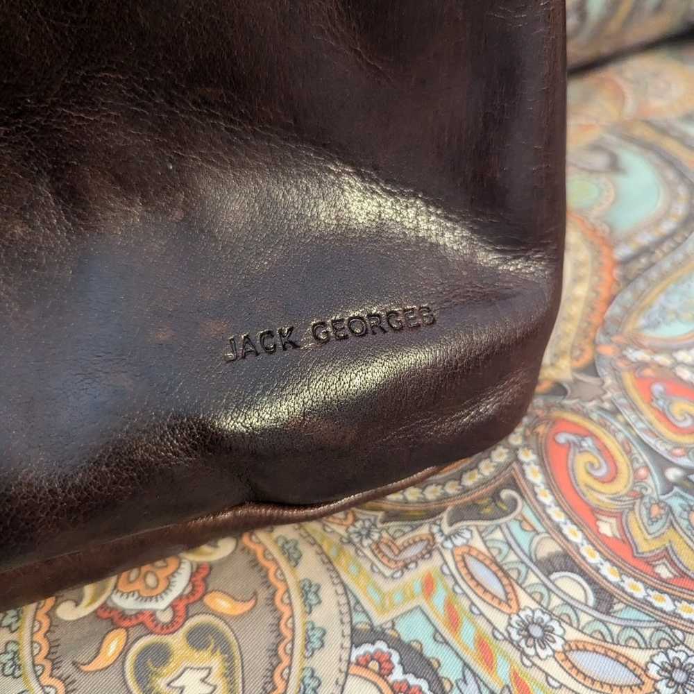 Jack Georges Voyager Crossbody Leather Purse - image 2