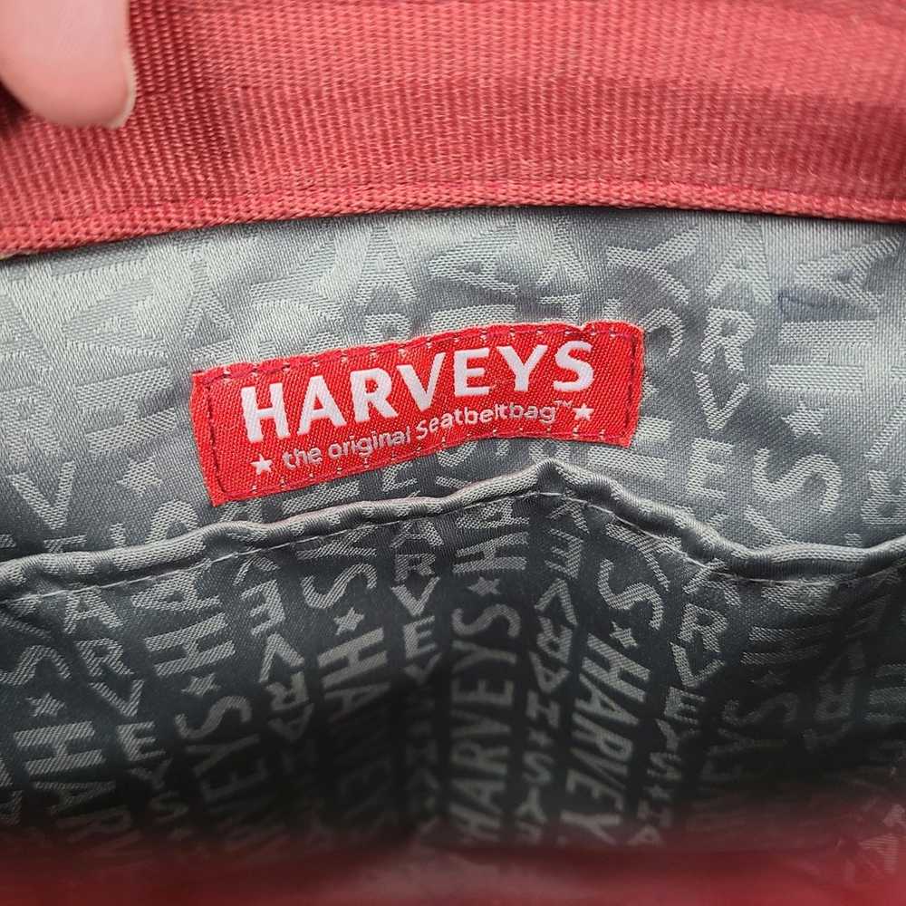 Harveys Vintage Original Seatbelt red woven shoul… - image 12